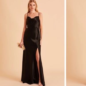 Birdy Grey Lisa Long Dress in Black. Size Small